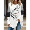 Ladies' Casual Long Sleeved T-shirt with Round Neck for Spring, Summer, and Autumn Fashion Tops