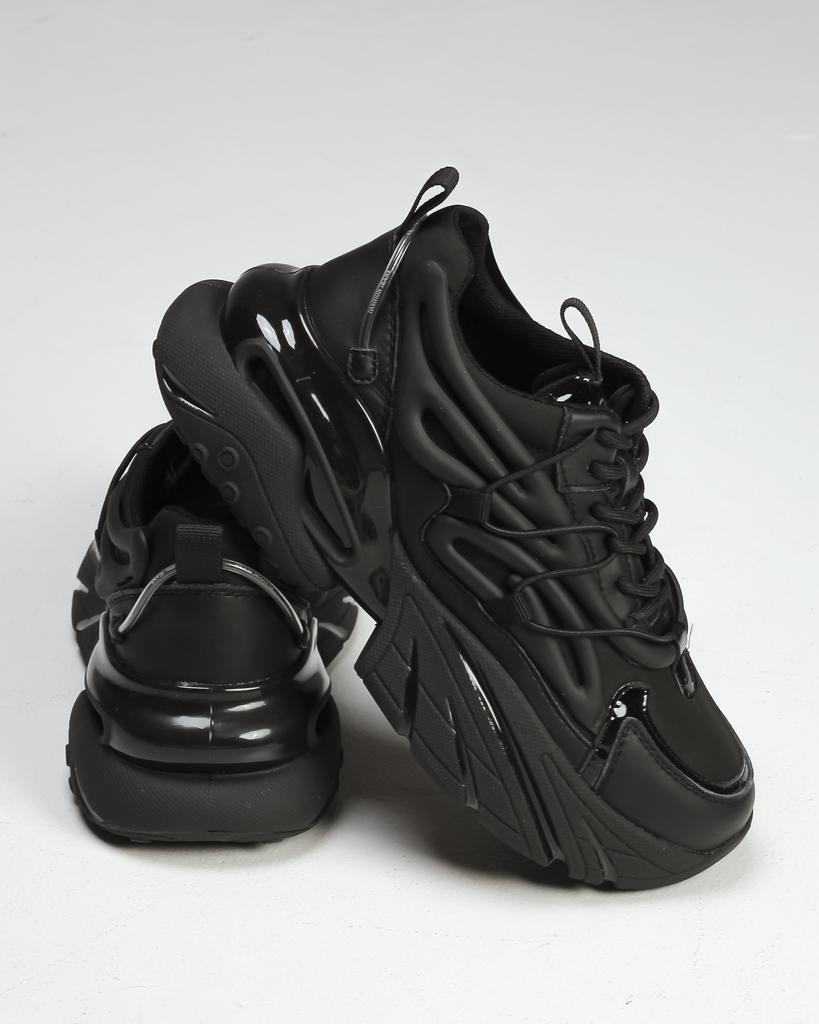 Кроссовки весенние Lonza 183949 36 черные кожа текстиль