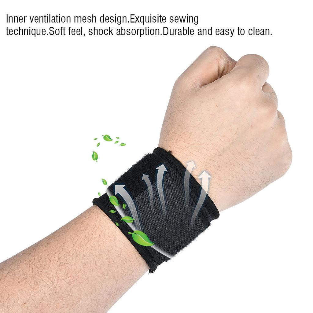 Weight Lifting Elastic Adjustable Pressurized Wristband For Basketball Badminton Sports