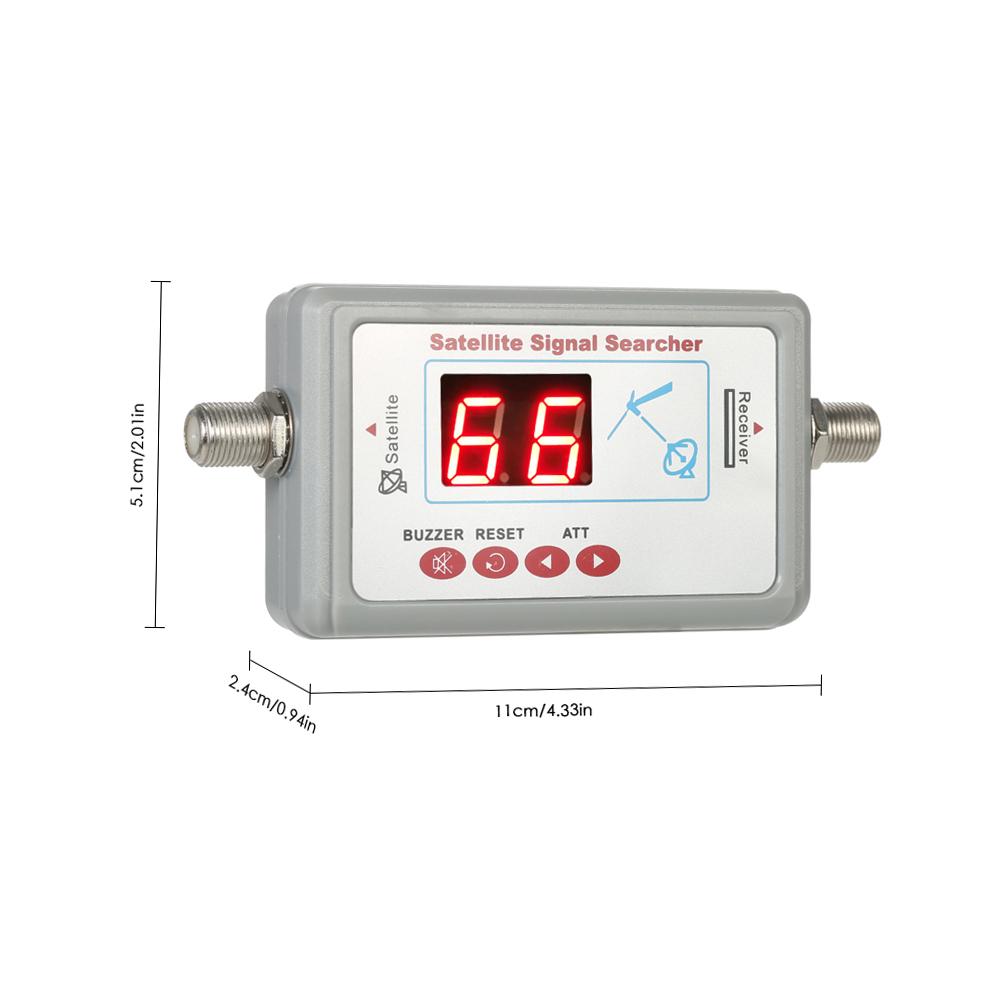 Digital Satellite Signal Finder Meter Mini Satellite Finder with Buzzer