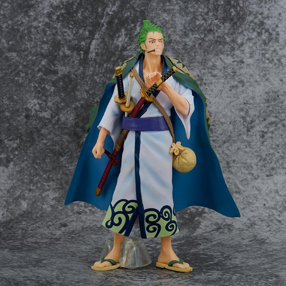 26СМ Аниме Ван Пис Ророноа Зоро Фигурка Kyoku Kengou Tachi Masterlise Juurou Wano Модель Игрушка Коллекция Подарков Поза Действия Подвижная Сочлененная Масштаб