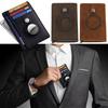Card Holder Protector Leather Credit Slim Cash Case Portable Keychain Bag Gift Work Housekeeper Accessories
