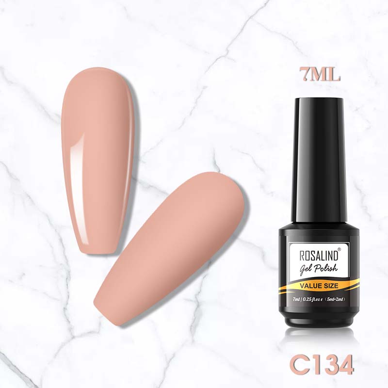 ROSALIND 7ml 59 Colors Manicure Semi Permanent Glitter Gel Nail Polish Long Lasting Top Base Gel UV LED Varnishe Fashion Nail Art