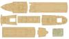 Hasegawa Japan Hikawamaru Wooden Deck Plastic Model Parts QG51 1/350