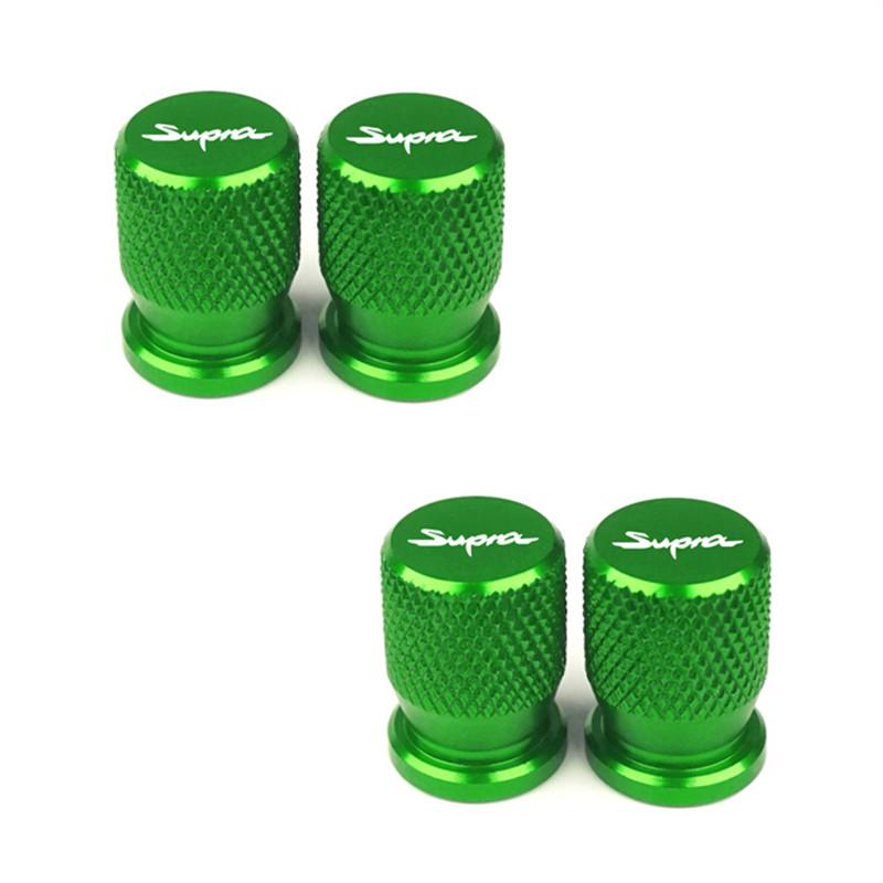 WNIS1 4pcs Car Wheel Tire Valve Caps for Toyota Supra mk3 mk4 accessories Aluminum Airtight Covers Badge Emblem