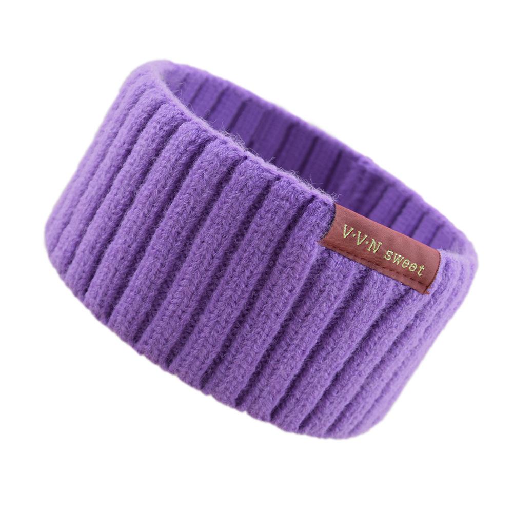 1 шт., зимние повязки на голову для женщин, грелки для ушей для женщин, повязка на голову, шерстяная вязаная толстая флисовая подкладка, теплые наушники для холодной погоды