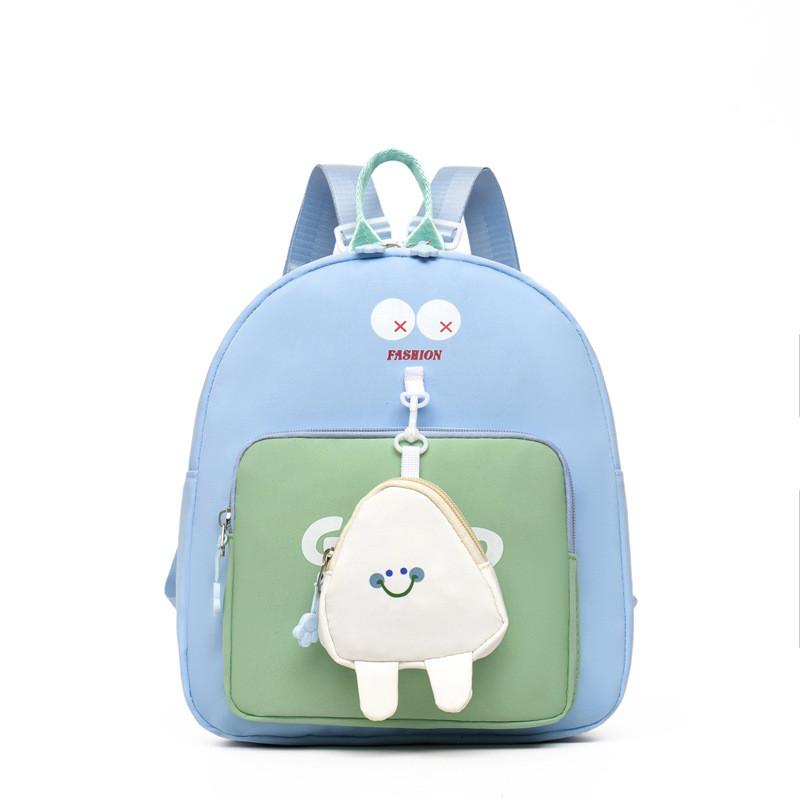New Cute Cartoon Kindergarten Backpack For Boys And Girls With Spine Design Protection
