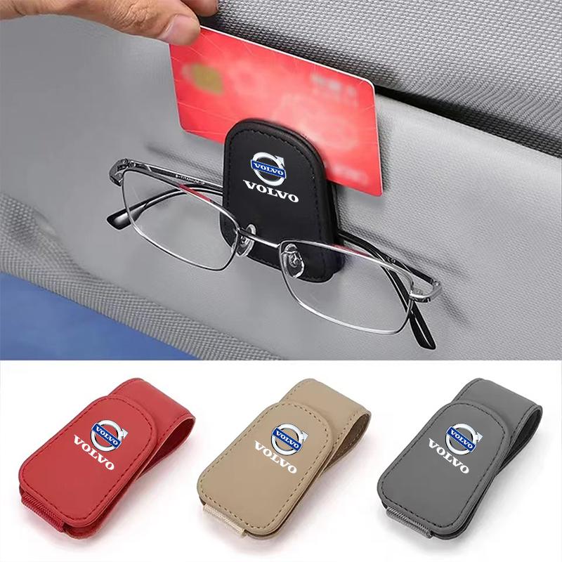 Car Eyeglass Holder Glasses Storage Clip for Volvo V40 V60 V90 XC40 XC60 XC90 S60 S90 Auto Sunglasses Holder Interior Accessorie