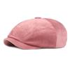 Corduroy Beret Female Octagonal Cap Youth Forward Cap Men's Newsboy Cap Painters Hats