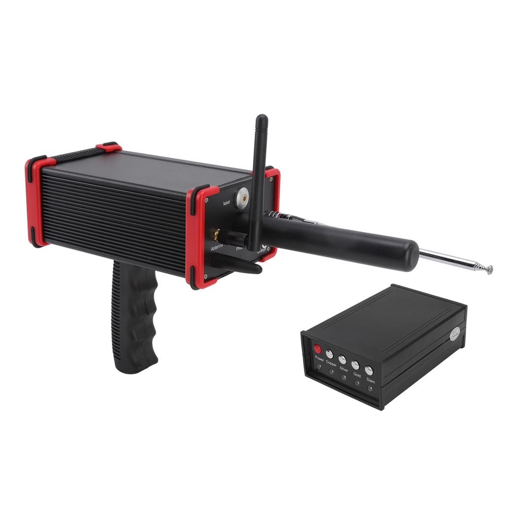 1000 Meters Range Metal Locator Underground 15m Depth Red Metal Detection Finder for Treasures US