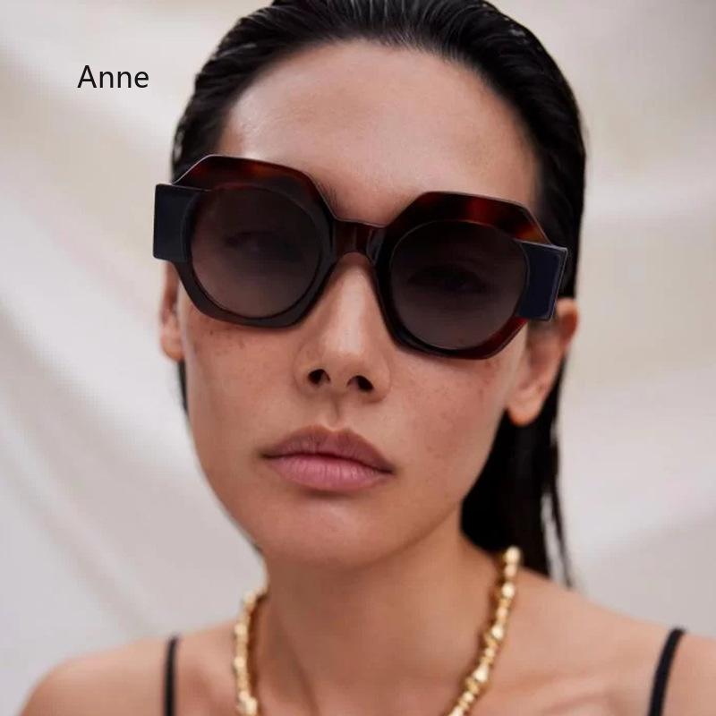 New Fashion Square Sunglasses Woman Vintage Shades Design Vintage Polygon Sun Glasses Female Tourism Glasses Lady Oculos