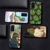 Чехол для телефона с мультяшным лицом лягушонка P-Pepes для Samsung S 24 Fe 25 Ultra Plus 20 Lite 21 30 22 23 24 22 Ultra 5G Fundas