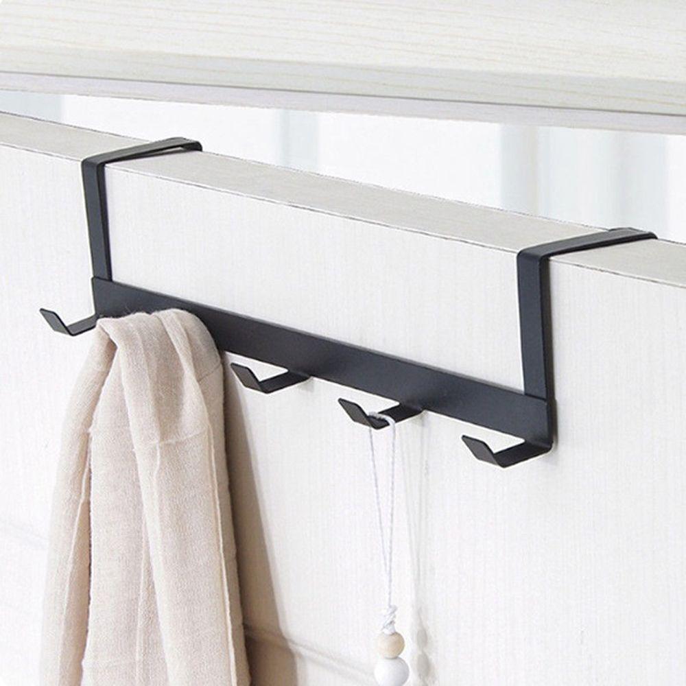 Coat Hat Towel Holder Organizer Over-The-Door Hook Hanging Shelf Storage Rack Hanger