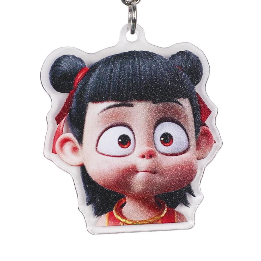 Брелок Nezha Фигурка Игрушка Ao Bing Подвеска для Мужчин Женщин Рюкзак Смешной Подвеска Брелок