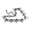 Metal Spikes Studs Rivets Punk Goth Necklace Choker CollarZY