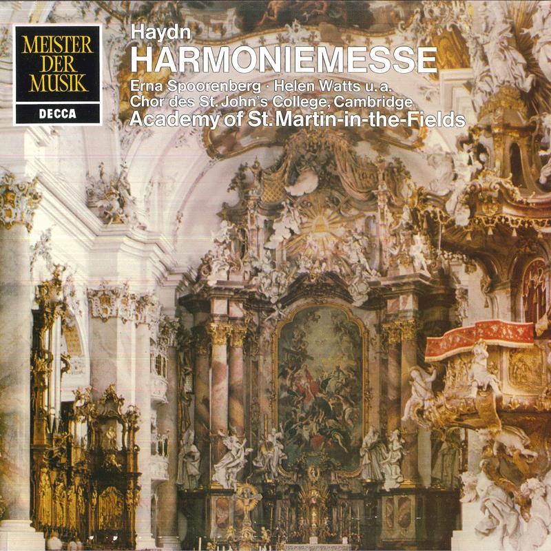 Виниловая пластинка GEORGE GUEST, CHOR DES ST JOHNS COL - Гайдн Месса №12 Си-бемоль мажор, Harmonie Me 641513AN DECCA Германия Классика Б/у