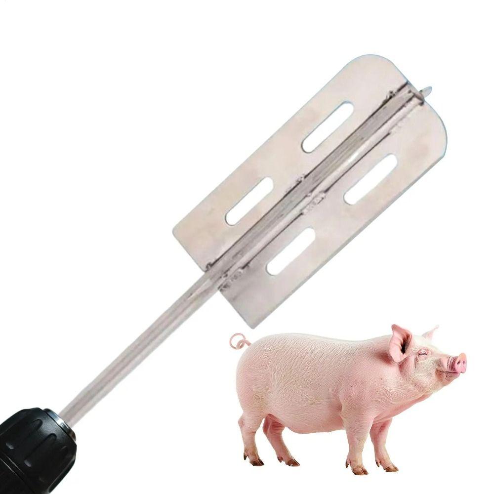 Portable Hog Hair Scraper Stainless Steel Hog Hair Shaver Wear-resistant Hog Trimmer Farm