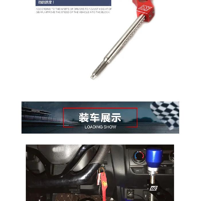 MR Aluminum Car Gear Short Shifter Extender Shifter knob For Honda Civic Integra CRX B16 B18 B20 D Series