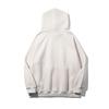 ESSENTIALS 1977 Double-Line Flocking Letter Hooded Sweatshirt for Men and Women