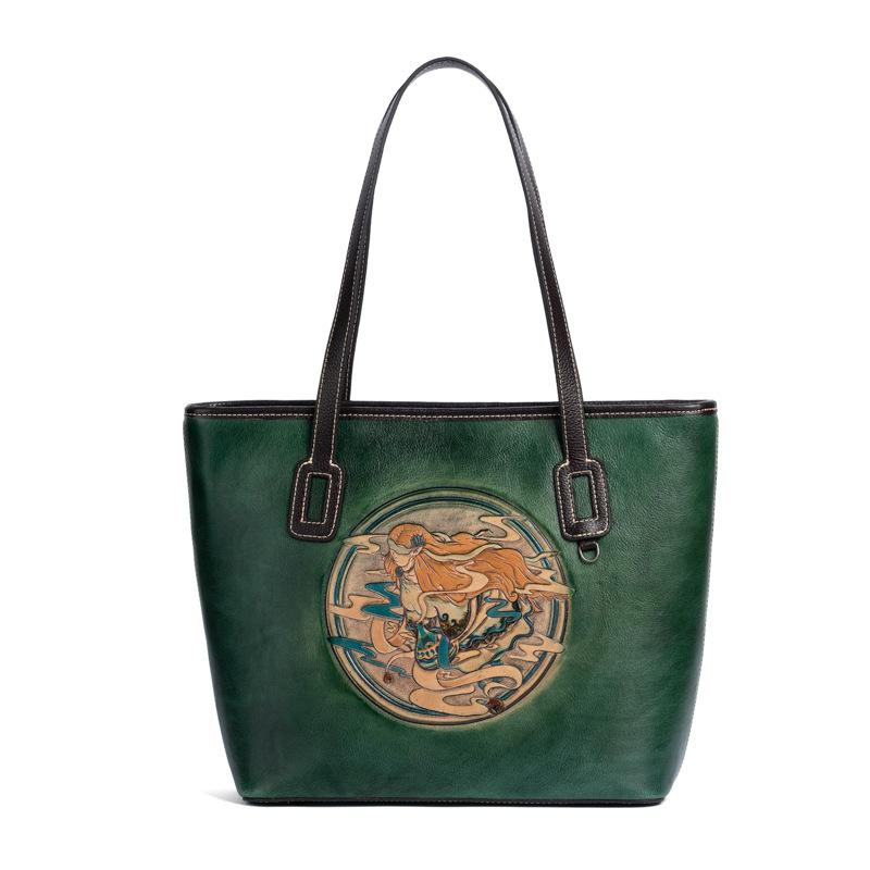 Большая сумка подмышки Большая вместительная верхняя часть Сумка для мамы Винтажная большая сумка для девочек