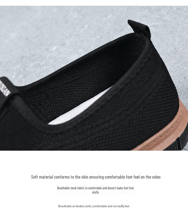 Мужские дышащие слипоны из материала Flyknit, больших размеров, устойчивые к запаху, в стиле «папа».