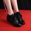 Танцевальная обувь женская первый слой коровьей кожи матросский танец современный танец обувь для квадратного танца танцевальная обувь