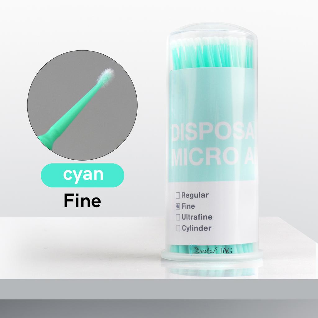 100Pcs/Bottle Dental Disposable Micro Brushes Applicators Micro Brush Dentistry Odontologia Extension Tools Dentistry Materials
