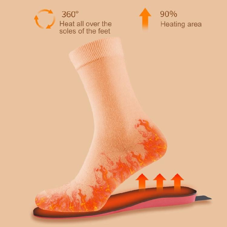 Обогреватель для ног USB Нагреваемые стельки Стельки с подогревом для ног Простые в эксплуатации и с длительным временем работы от аккумулятора для кемпинга на открытом воздухе
