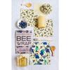 Bee Wrap - Reusable Food Wrap 6 Sheets - Nature Black and White