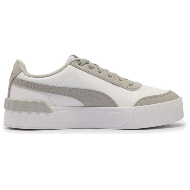 Puma Carina Lift Comfortable Versatile Low-Top Sneakers Women Sneakers White Gray 373031-19
