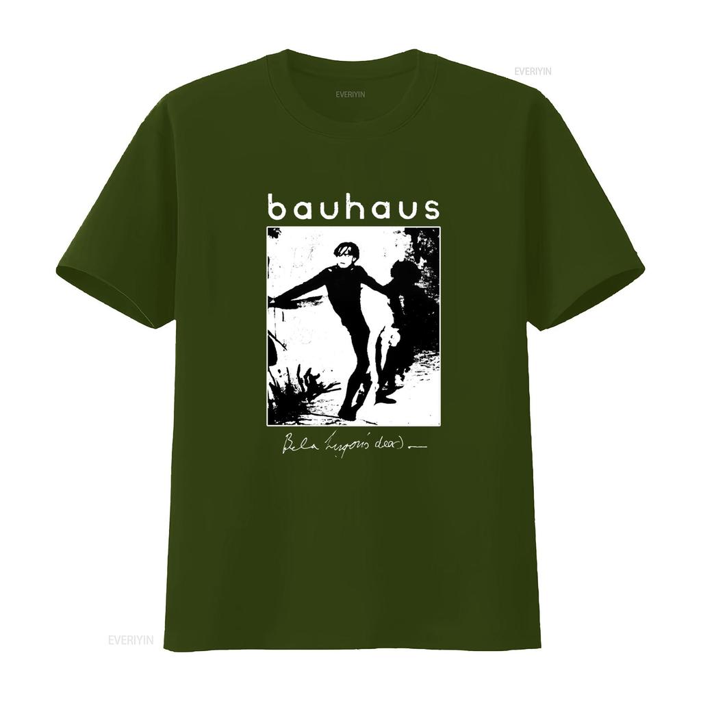 Bauhaus 1989 Bela Lugosis Dead Vintage Style Cotton Black T Shirt Retro Design Comfortable Fabric vintage Washed Casual Soft