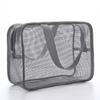 Portable Beach Pockets Quick Dry Cosmetic Organizer Case Durable Mesh Shower Bag  Bathroom