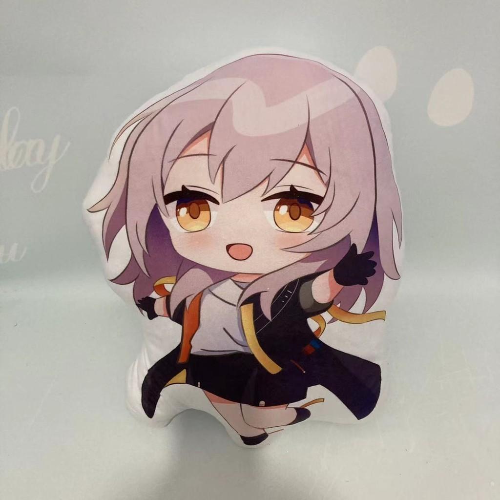 Аниме Honkai Star Rail Плюшевая подушка Мягкий кристальный вельвет Подушка для обнимания 45 см