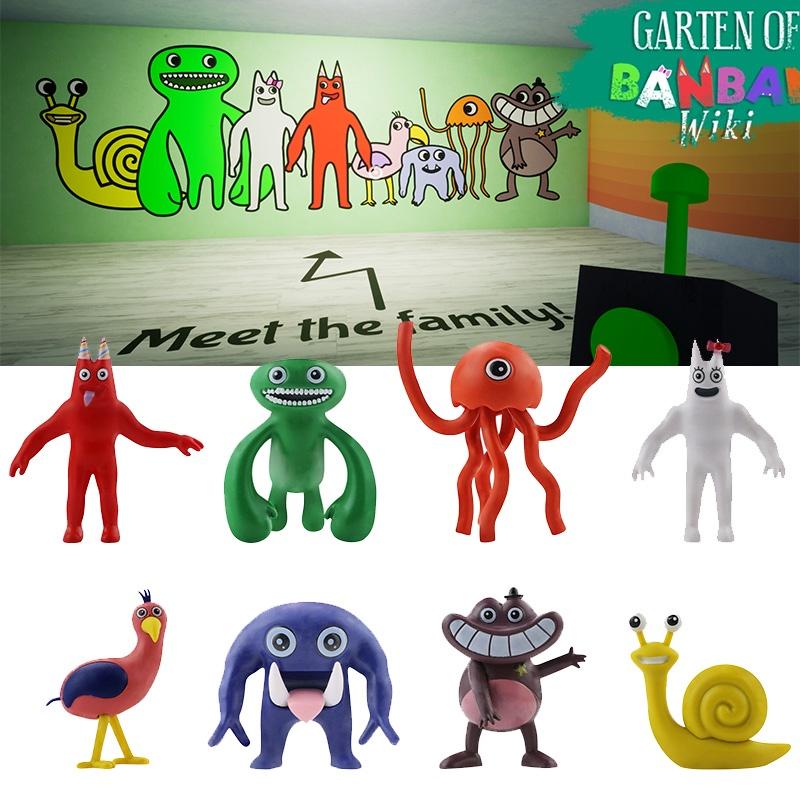 Rainbow Monster Banban Pvc Figurines Garden Themed Cartoon Collectibles