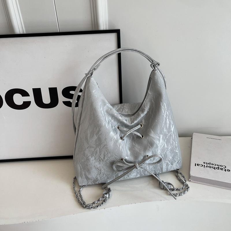 Модная простая большая вместительная сумка-тоут для женщин, красивая большая сумка для лета, повседневная популярная сумка через плечо на одно плечо