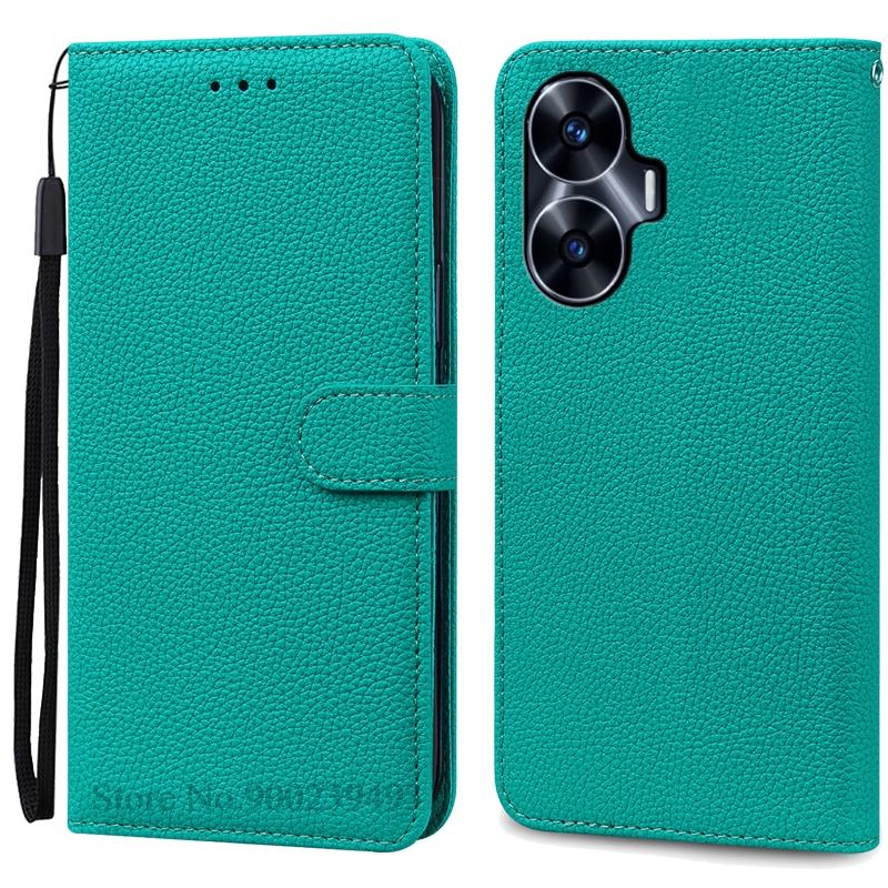 Для Realme C55 Чехол Кожаный Флип Кошелек Чехол Для Realme C55 Чехол Защитный Чехол Coque Fundas Shell