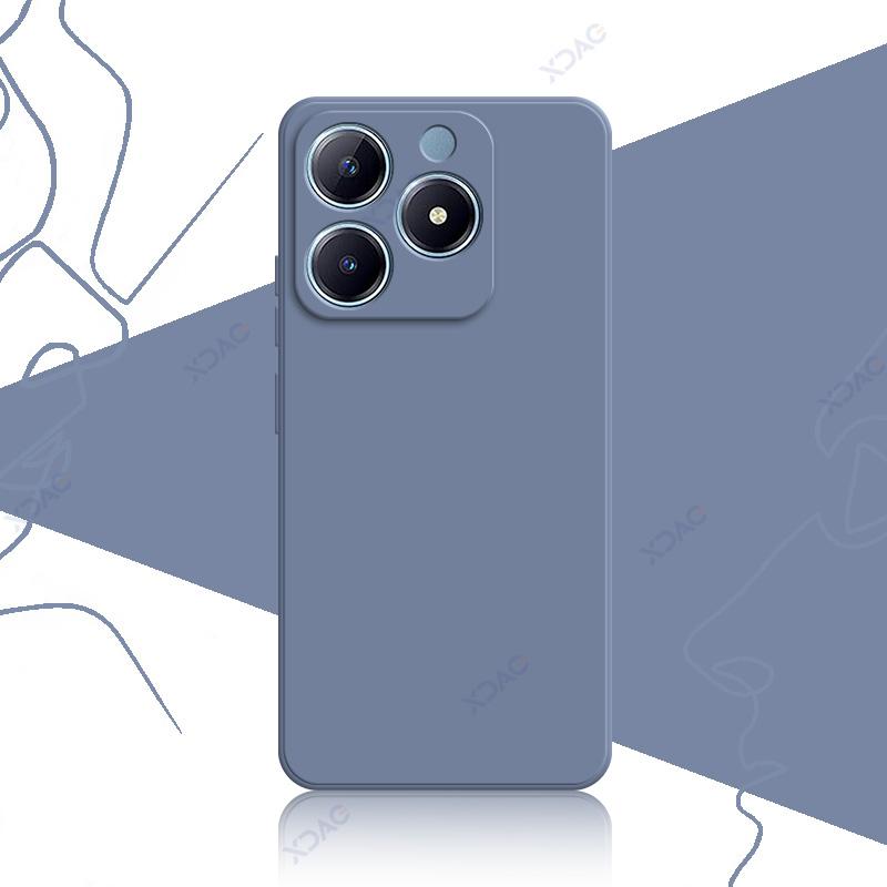 Чехол для мобильного телефона Realme C61 C63 4G Global Soft Luxury Square Liquid Silicone Cover RealmeC61 RealmeC63 Shield Bags