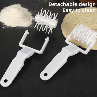 Pizza Punch PP Ролик для теста для пиццы с узорным колесом Инструмент для нанесения надрезов на корочку Не содержит БФА Инструменты для вытяжки теста для хлеба