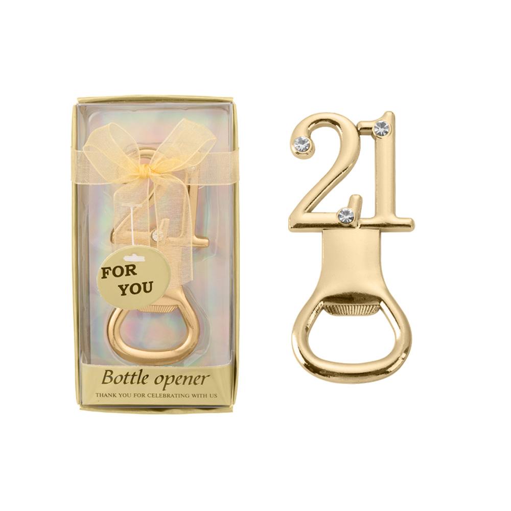 Household Number shape Anniversary Party Supplies Bottle Openers Age Birthday Beer Opener Bar Tool