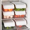 Контейнер для хранения в холодильнике с крышкой – Органайзер для яиц и продуктов