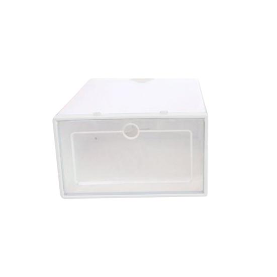 Держатель для обуви Прозрачный легкий полипропиленовый прозрачный пластиковый штабелируемый органайзер для обуви для дома