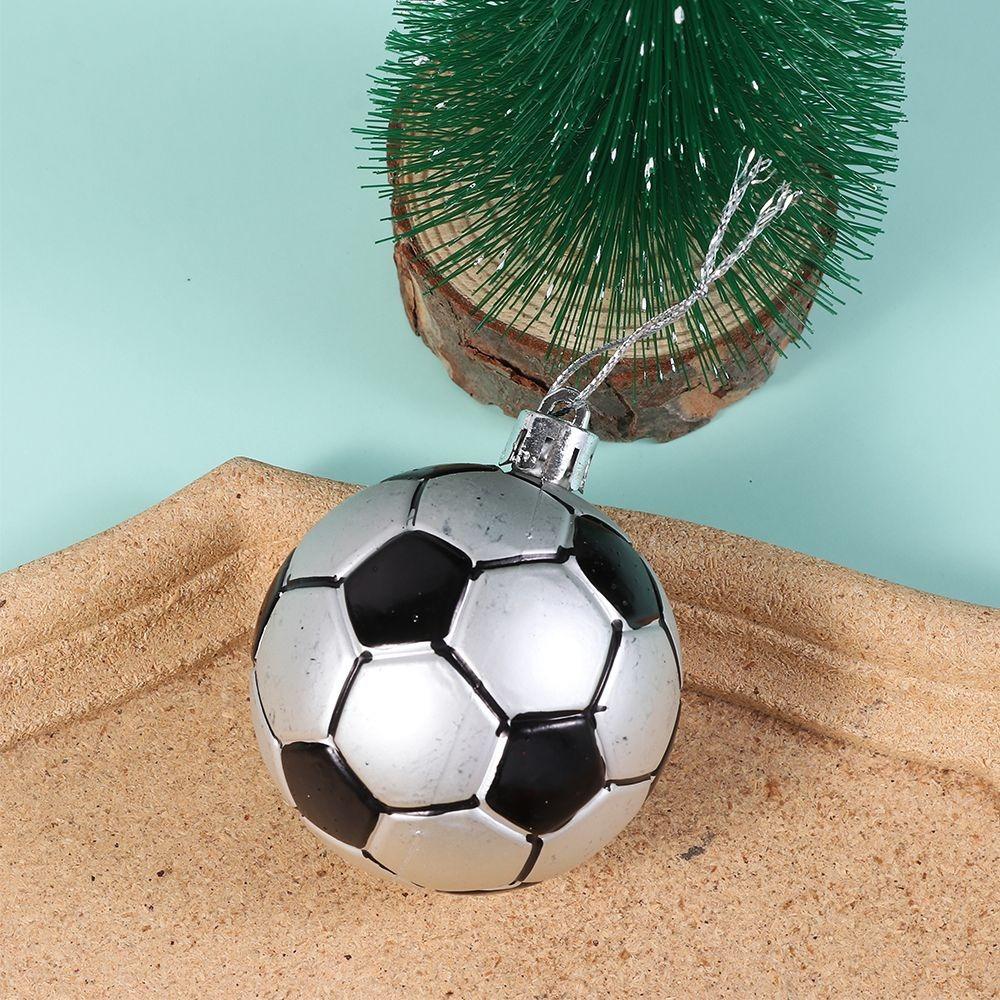6Pcs 6cm Electroplated Ball Christmas Gifts Boxes Pendant Plastic Christmas Decorations