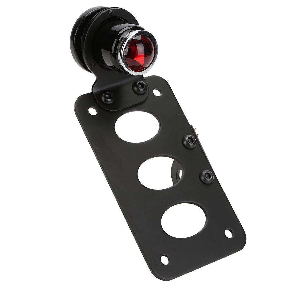 Номерной знак, светодиодные задние фонари, большой круглый стоп-сигнал для мотоцикла, для Harley Sportsters Bobber Chopper, задняя стопа