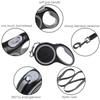 3m 5m Dog Leash Retractable Roulette Collar for Small Big Dog Accessories Adjustable Durable Walking Hiking Bulldog Rope