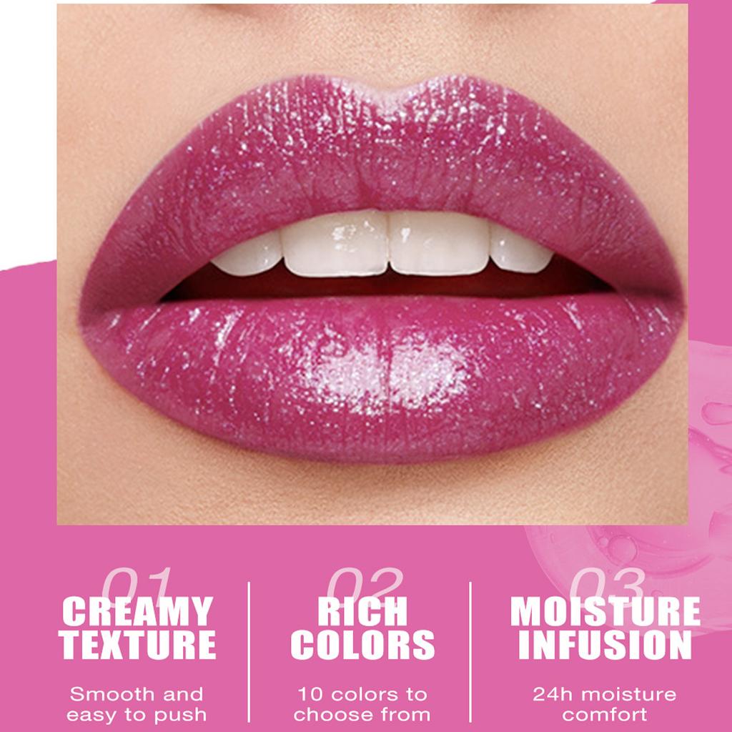 Алмазная перламутровая губная помада водостойкая стойкая антипригарная матовая бархатная блестящая помада красная сексуальная косметика для губ