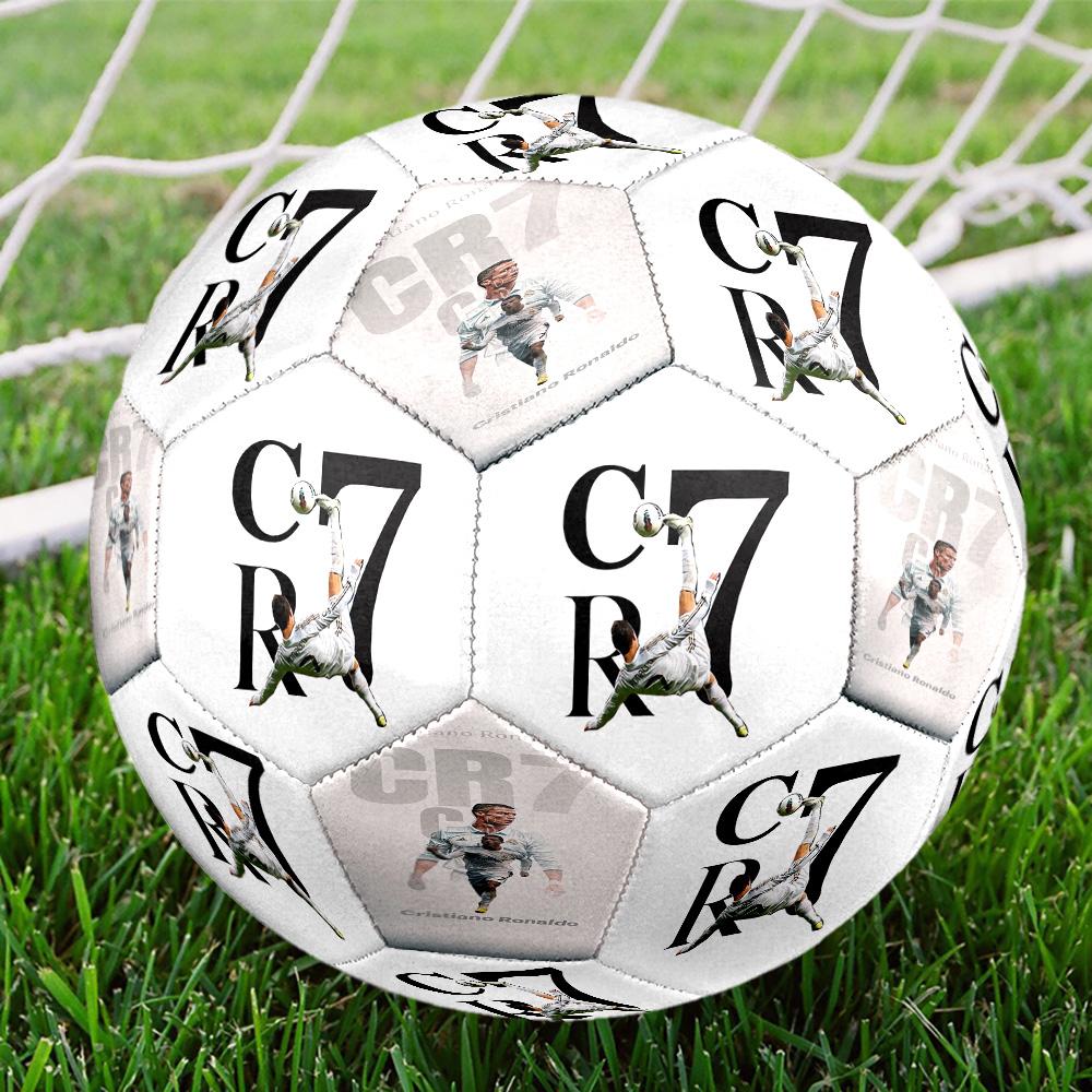 Cristiano Ronaldo Cr7 Legacy Soccer Soccer Ball Size 5 Football Machine Sewn Indoor/Outdoor Universal Football Ideal for Soccer Enthusiasts