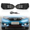 Светодиодные накладки на противотуманные фары для Honda Fit GK5 2018-2020 - Дневные ходовые и декоративные огни