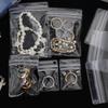 20-100pcs Side Punched Jewelry Storage Bags Jewelry Necklace Jewelry Doll Hanging Bag Transparent PVC Anti-oxidation Bags
