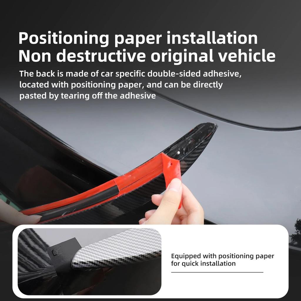 LUCKEASY For Tesla Model Y -2023 Car Styling Accessories ABS SPORT High-performance Rear Trunk Spoiler Wing Tail