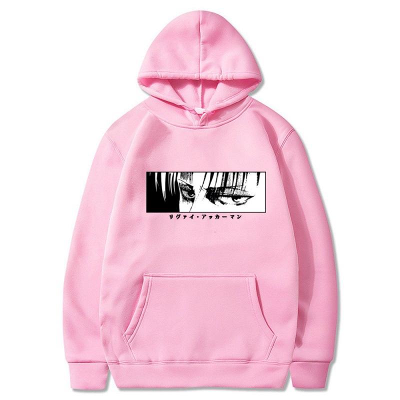 Japanese mangaLevi Ackerman men's autumn and winter hoodie Harajuku women's hip-hop pullovercasual loose comfortable warm hoodie